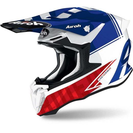 Capacete Airoh Twist 2.0 Tech Blue Gloss