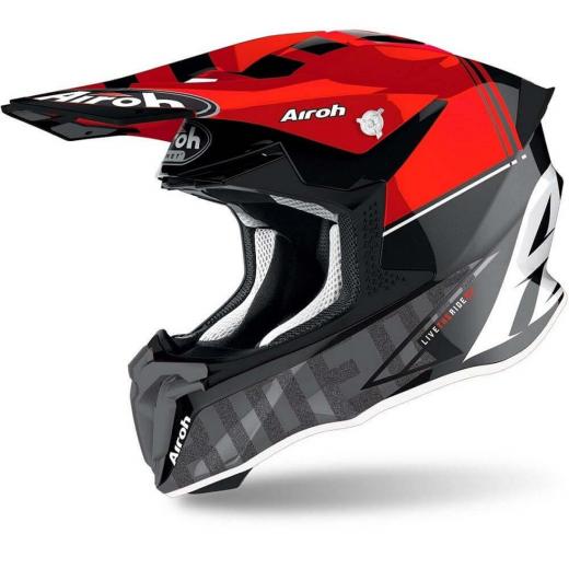 Capacete Airoh Twist 2.0 Tech Red Gloss