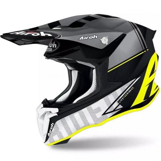 Capacete Airoh Twist 2.0 Tech Yellow Matt