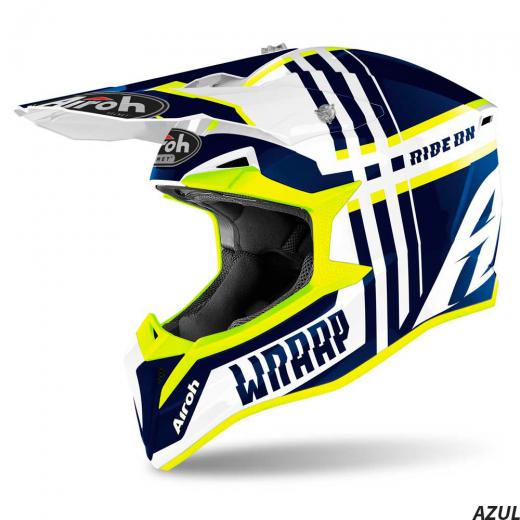 Capacete Airoh Wraap Broken