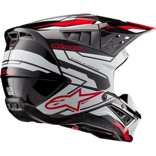Capacete Alpinestars SM5 Action 2 Preto/Branco