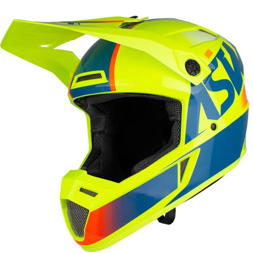 Capacete ASW Bridge Amarelo/Azul