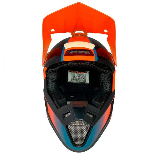 Capacete ASW Bridge Preto/Laranja
