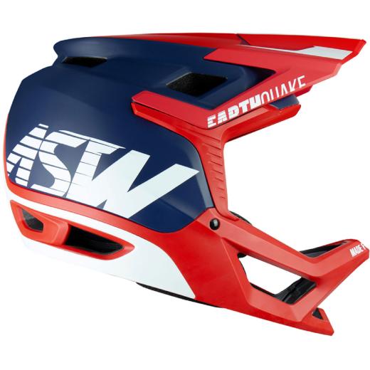 Capacete ASW Earthquake Vermelho/Azul