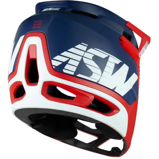 Capacete ASW Earthquake Vermelho/Azul