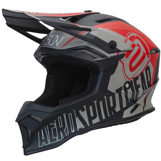 Capacete ASW Fusion 2.0 Dash Preto/Vermelho