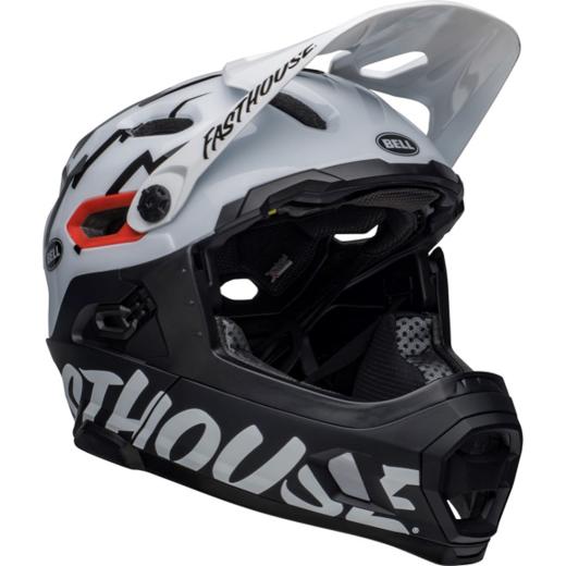 Capacete Bell Super DH Mips Preto/Branco