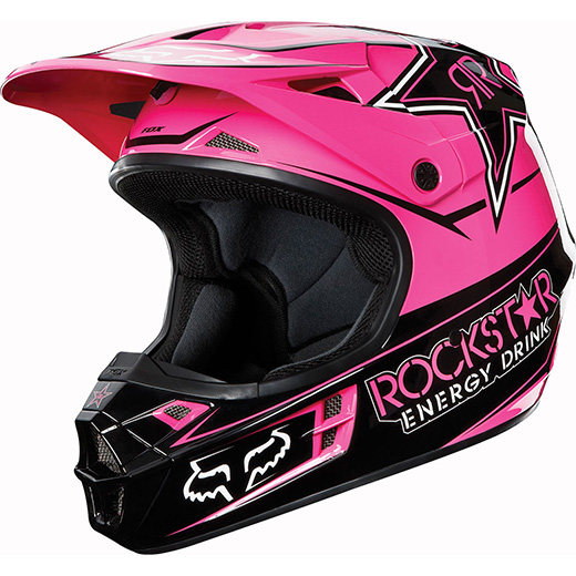 Capacete Fox V1 Rockstar 2013