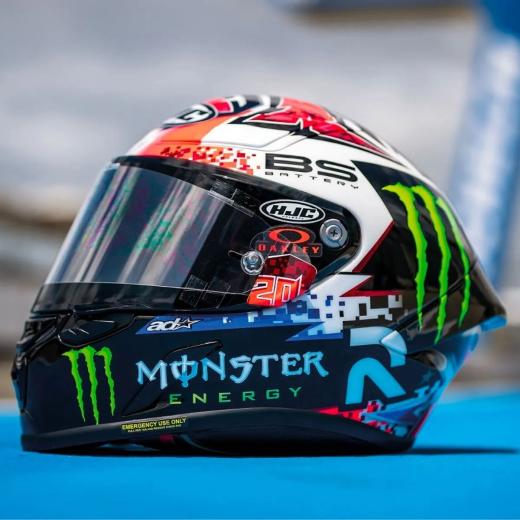 Capacete HJC Rpha 1 Quartararo Le Mans Monster Replica