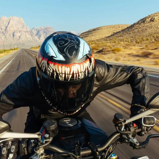 Capacete HJC Rpha 12 Venom 3 Marvel