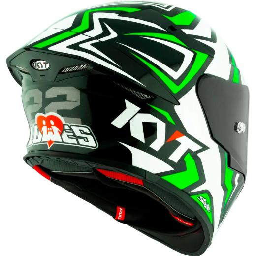 Capacete KYT TT-Revo Alex Lowes Réplica
