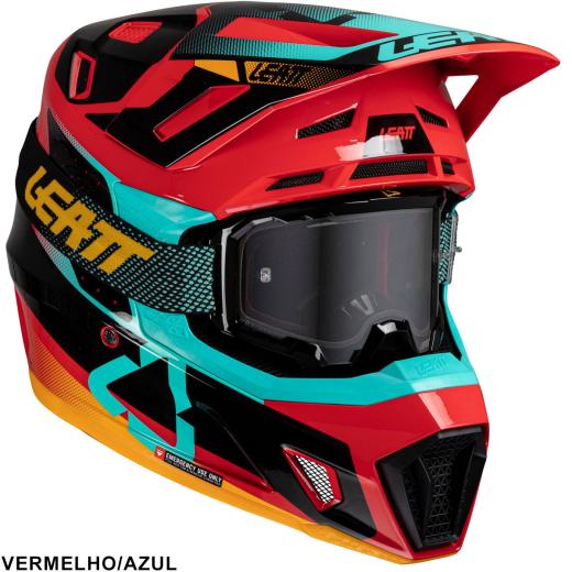 Capacete Leatt 7.5 - Brinde Óculos 4.5 Velocity