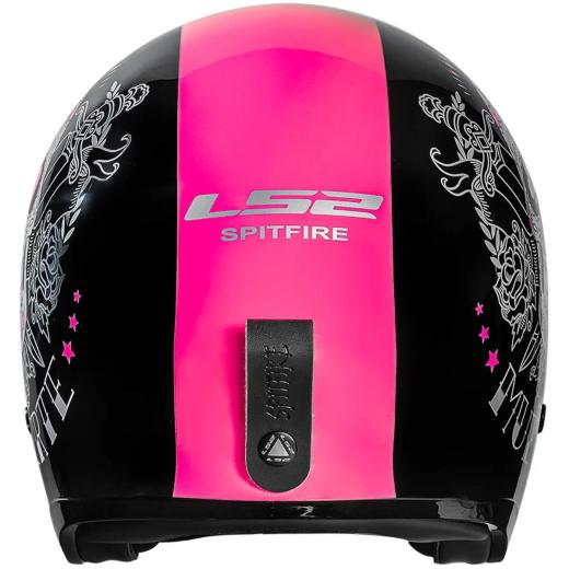 Capacete LS2 Aberto OF599 Pinky Muerte
