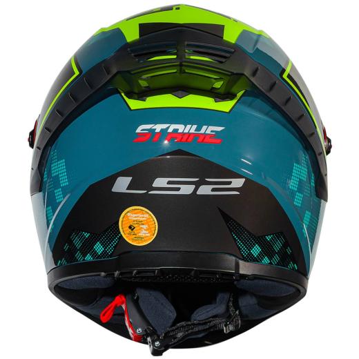 Capacete LS2 FF358 Pro Striker Azul/Amarelo