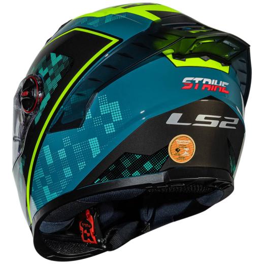Capacete LS2 FF358 Pro Striker Azul/Amarelo