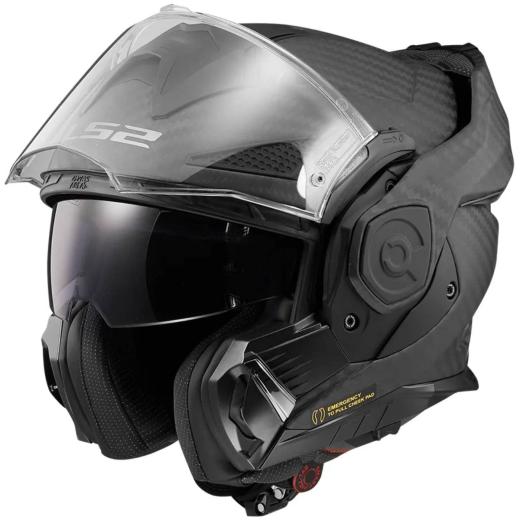 Capacete LS2 FF901 Advant X Carbon Solid Fosco - Articulado