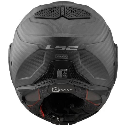 Capacete LS2 FF901 Advant X Carbon Solid Fosco - Articulado