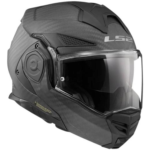 Capacete LS2 FF901 Advant X Carbon Solid Fosco - Articulado