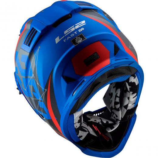 Capacete LS2 MX437 Fast Evo Alpha