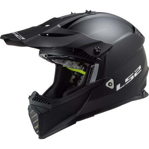 Capacete LS2 MX437 Fast Evo Monocolor Matte Black