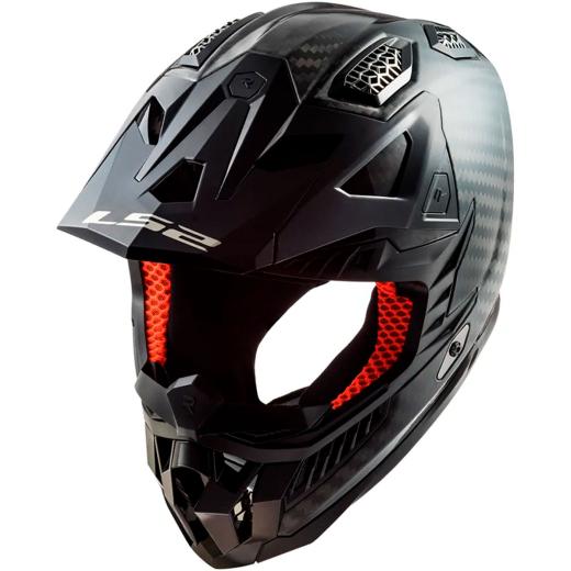 Capacete LS2 MX703 X-Force C Solid Carbon