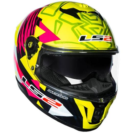 Capacete LS2 Stream II FF808 Tiger Aldeguer Replica