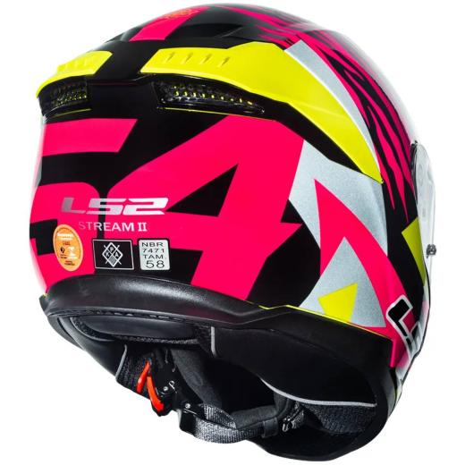 Capacete LS2 Stream II FF808 Tiger Aldeguer Replica