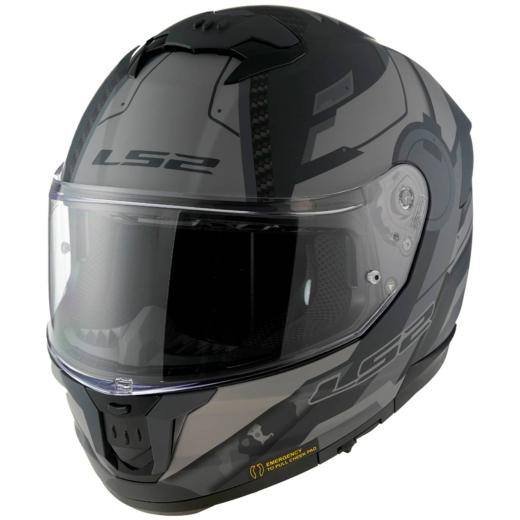 Capacete LS2 Stream II Shadow