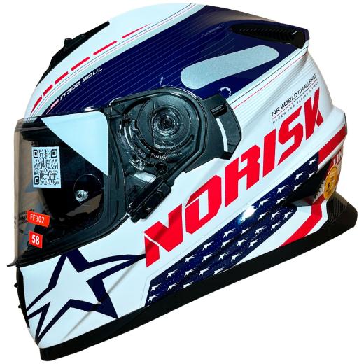 Capacete Norisk FF302 Soul II Grand Prix USA