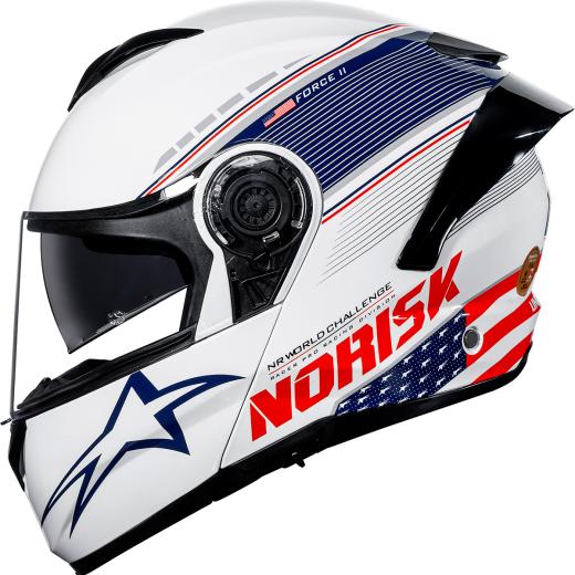 Capacete Norisk Force II Articulado Grand Prix USA