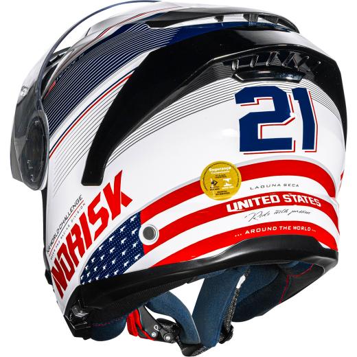 Capacete Norisk Force II Articulado Grand Prix USA