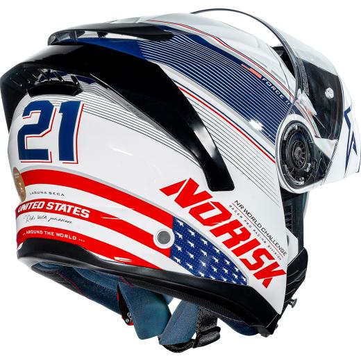 Capacete Norisk Force II Articulado Grand Prix USA