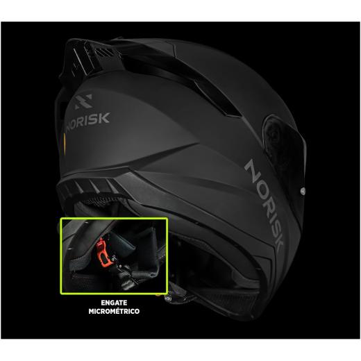Capacete Norisk Razor Solid Black