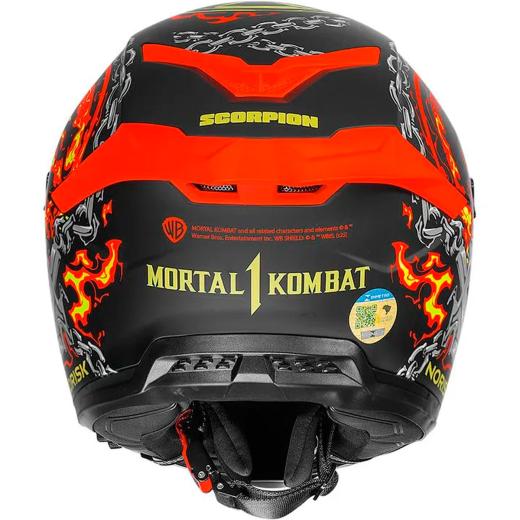 Capacete Norisk Rock Mortal Kombat Scorpion