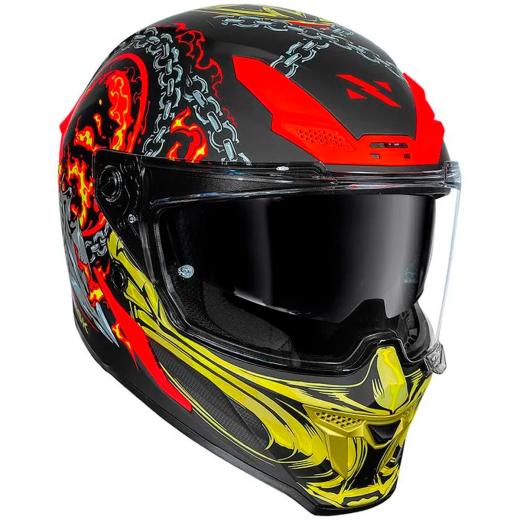 Capacete Norisk Rock Mortal Kombat Scorpion