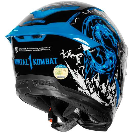 Capacete Norisk Rock Mortal Kombat Sub-Zero