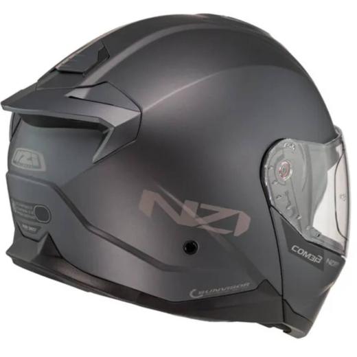 Capacete NZI Combi 3 Duo Anthracite Articulado