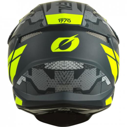 Capacete Oneal 3Series Camo V.22 Cinza/Amarelo