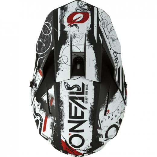 Capacete Oneal 3Series Scarz V.22 Vermelho