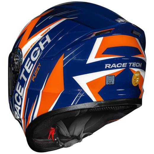 Capacete Race Tech Hit Fuzzy