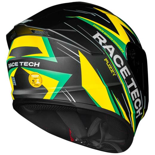 Capacete Race Tech Hit Fuzzy