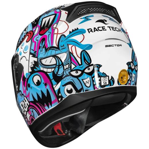 Capacete Race Tech Sector Monsters