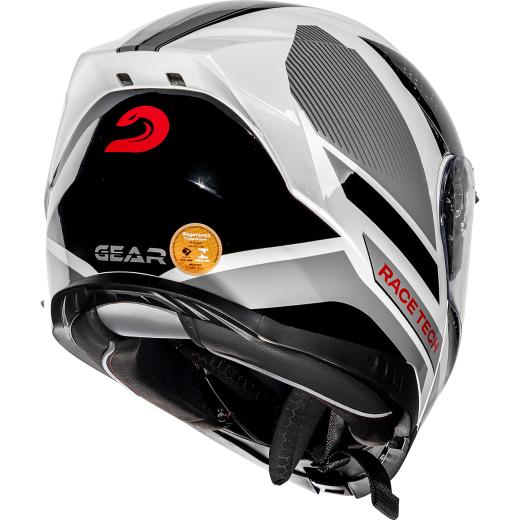 Capacete Race Tech Signal Gear Articulado