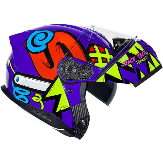 Capacete Race Tech Signal Stuff Articulado