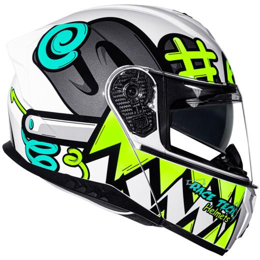 Capacete Race Tech Signal Stuff Articulado