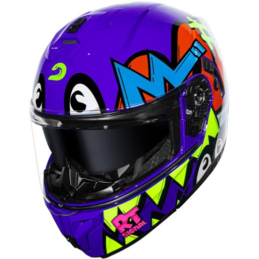 Capacete Race Tech Signal Stuff Articulado