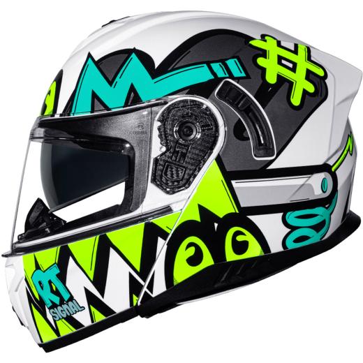 Capacete Race Tech Signal Stuff Articulado