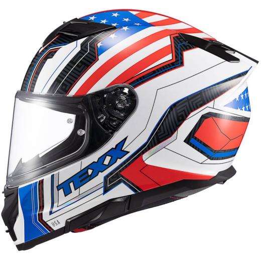 Capacete Texx Kaiman Flag Estados Unidos