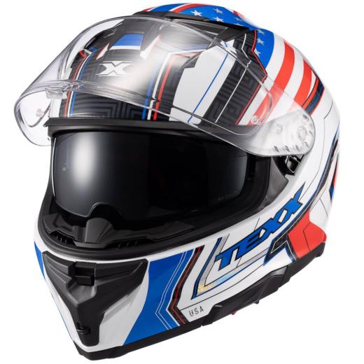 Capacete Texx Kaiman Flag Estados Unidos