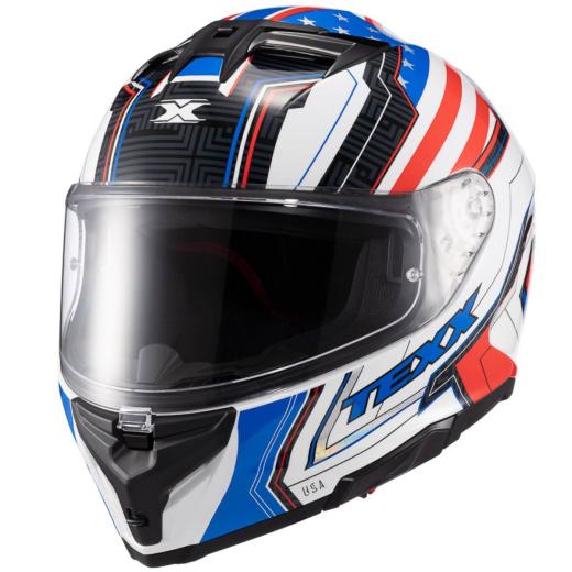 Capacete Texx Kaiman Flag Estados Unidos